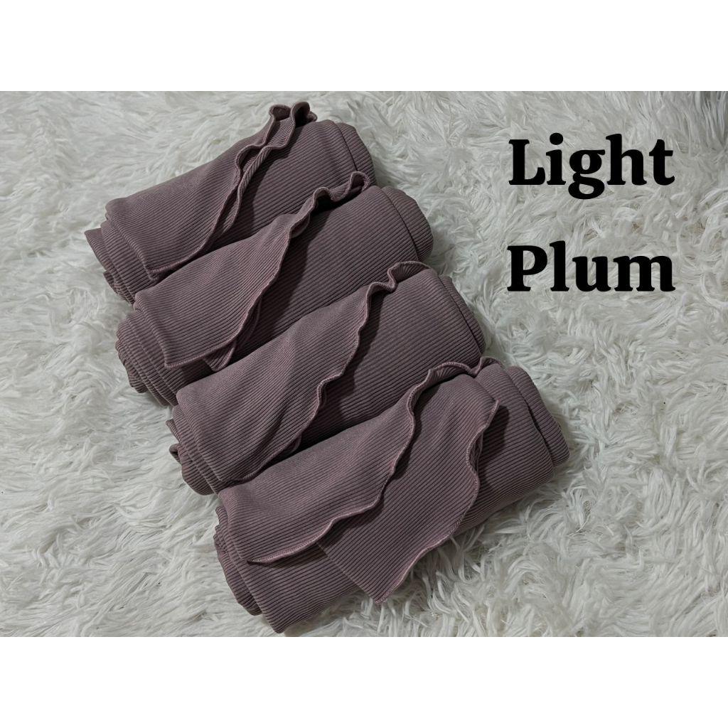 NEW HOT SELLING INSTANT BUDAK ANAK2 SARUNG TUDUNG LAYLA RIBBED PLAIN PLEATED